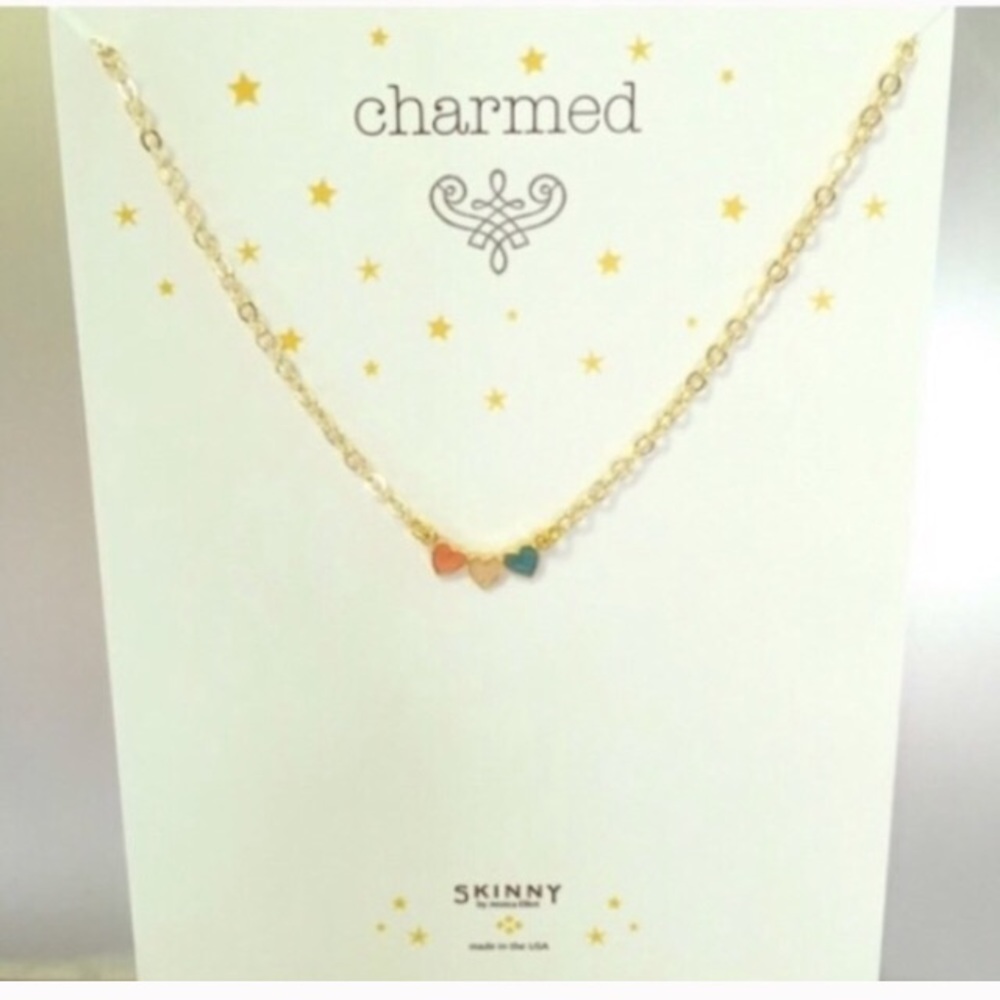 NWT triple heart necklace - Picture 2 of 3